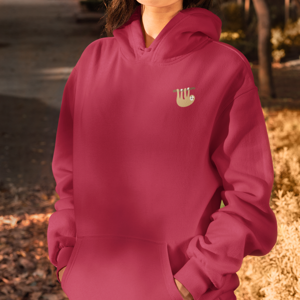 Sloth Embroidered Hoodie