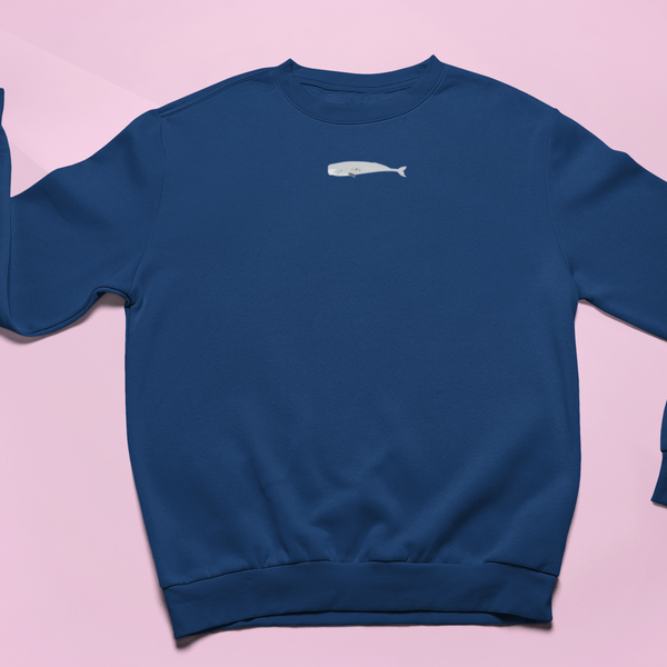 Sperm Whale Embroidered