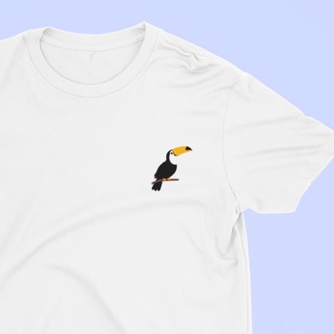 Toco Toucan Embroidered Tshirt