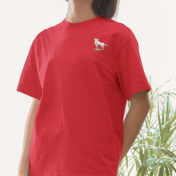 Wolf Embroidered Tshirt