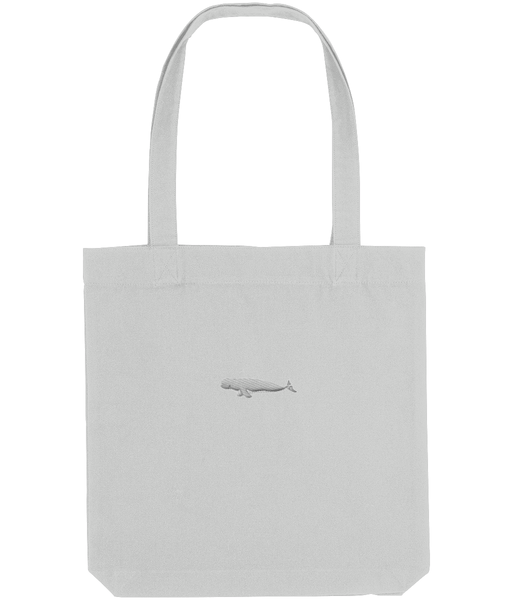 Beluga Whale Embroidered Tote Bag
