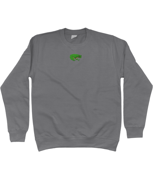 Frog embroidered sweatshirt