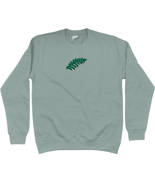 Fern embroidered sweatshirt