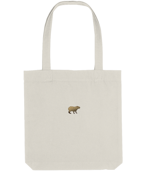 Capybara Embroidered Tote Bag