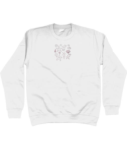 Shell Love embroidered sweatshirt