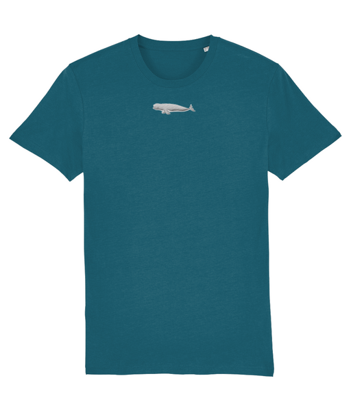 Beluga Whale embroidered tshirt