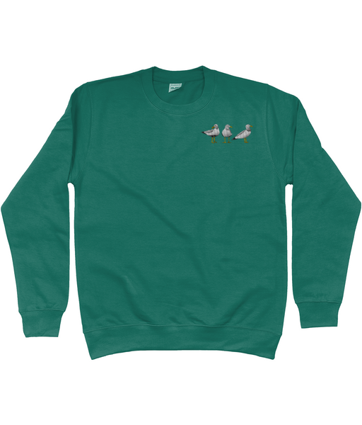 Seagull Embroidered Sweatshirt