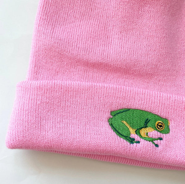 Frog Beanie Hat, Frog Hat, Frog Beanie Hats