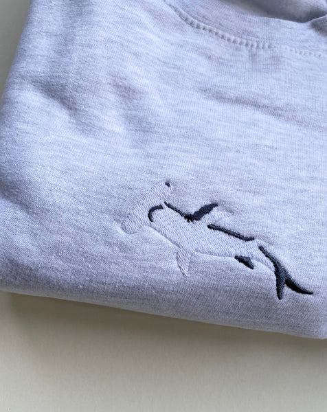 Hammerhead shark embroidered hoodie, Wonderful World Hammerhead shark, UK, Ethical, Substainble, UK