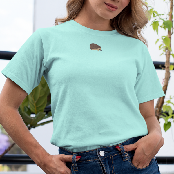 Hedgehog embroidered tshirt