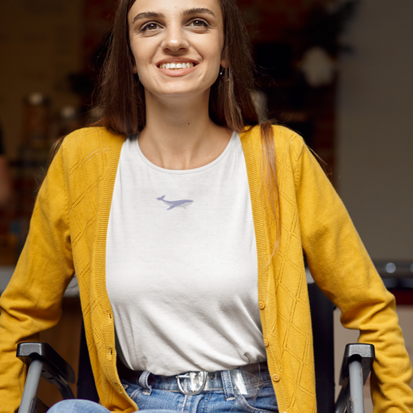 Humpback Whale Embroidered Tshirt