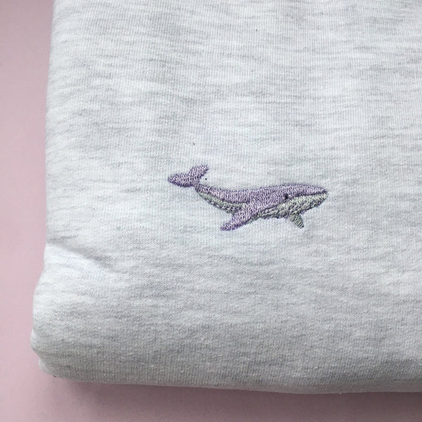 Humpback Whale Embroidered Jumper