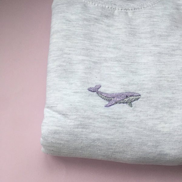 Humpback Whale Embroidered Jumper