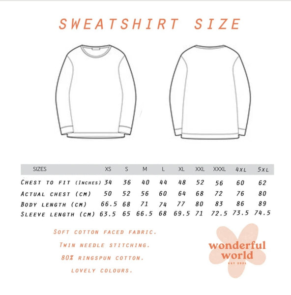 Beluga whale embroidered sweatshirt