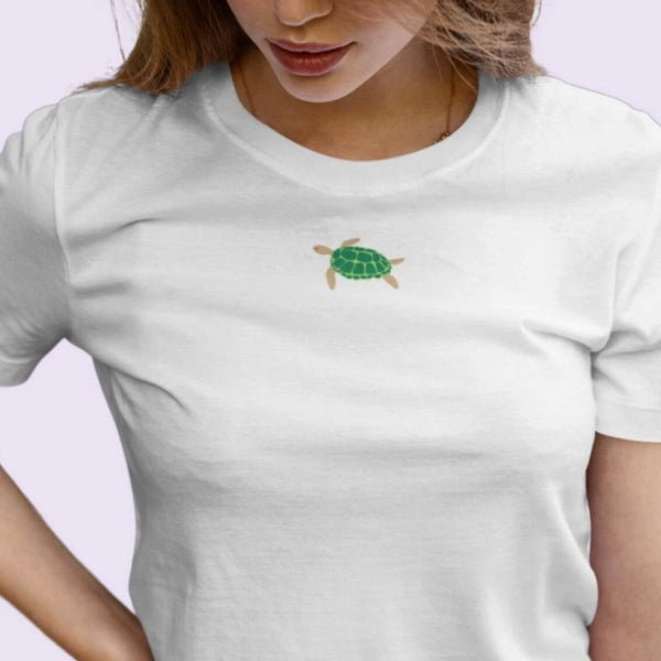 Turtle tshirt, Wonderful World, Sea Turtle cotton tshirt