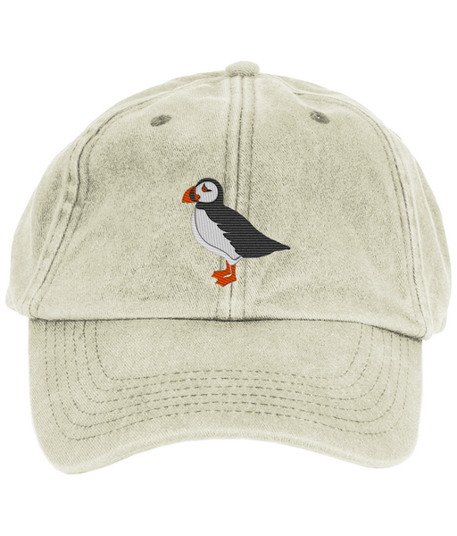 Puffin Embroidered Cap