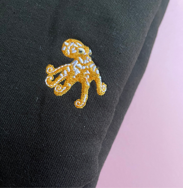 Octopus embroidered Sweatshirt