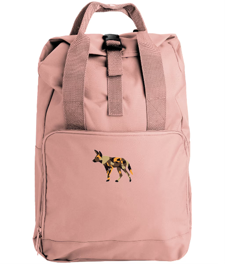 African Hunting Dog Backpack Wonderful World