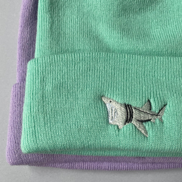 Basking Shark Hat, Embroidered Basking Sharks Beanie
