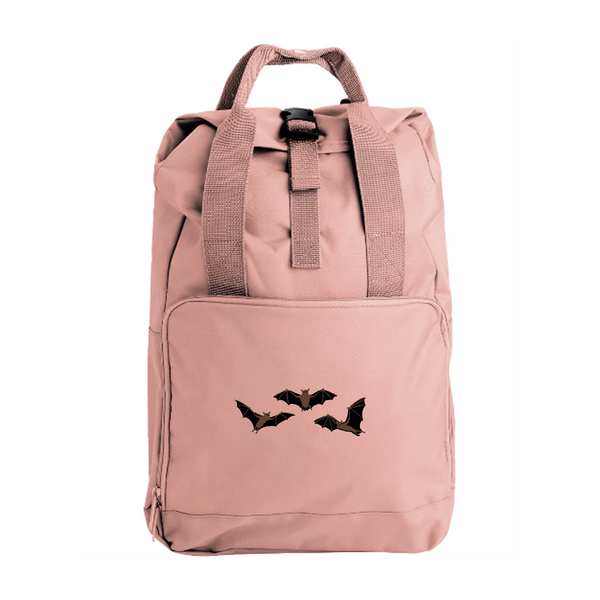 Bat Embroidered Backpack