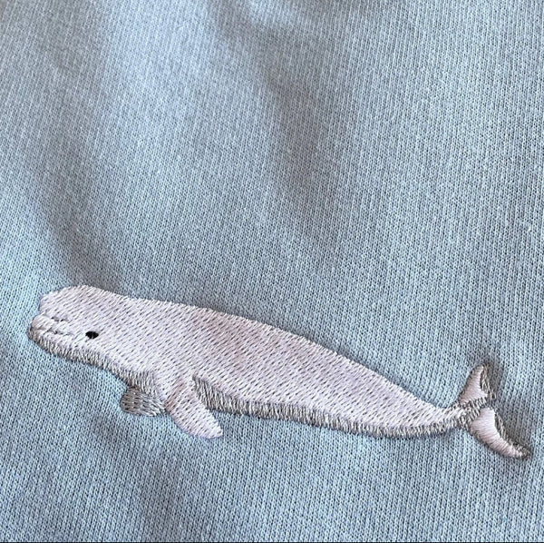 Beluga Embroidered Sweatshirt