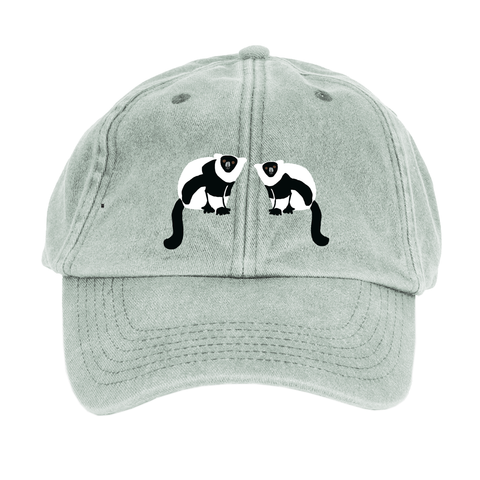 Black and White Ruffed Lemur Cap