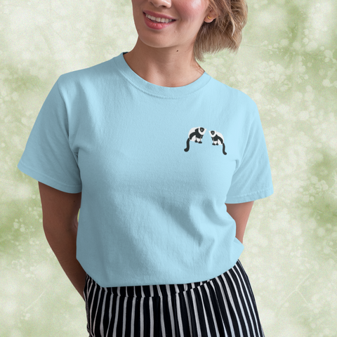 Black and White Ruffed Lemur T-shirt
