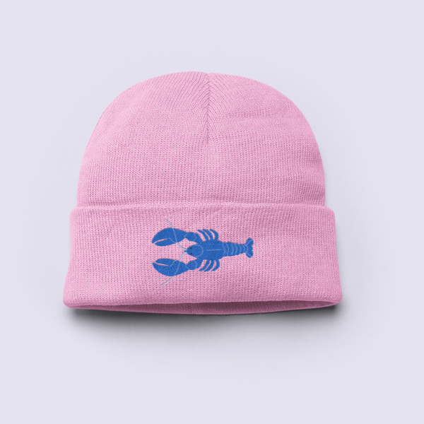 BlueLobsterBeanieHat