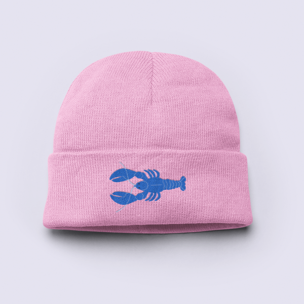 BlueLobsterBeanieHat