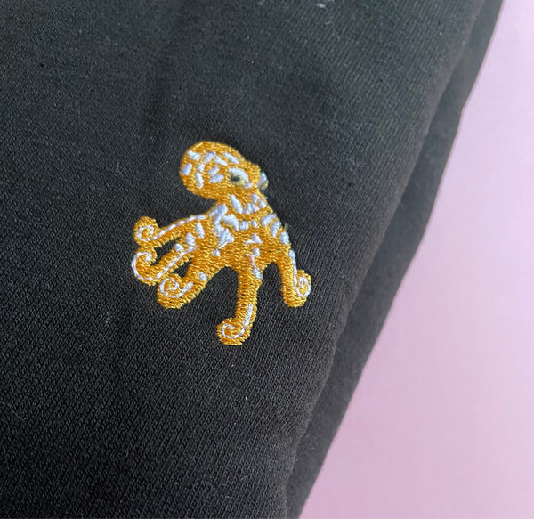 Octopus embroidered Sweatshirt