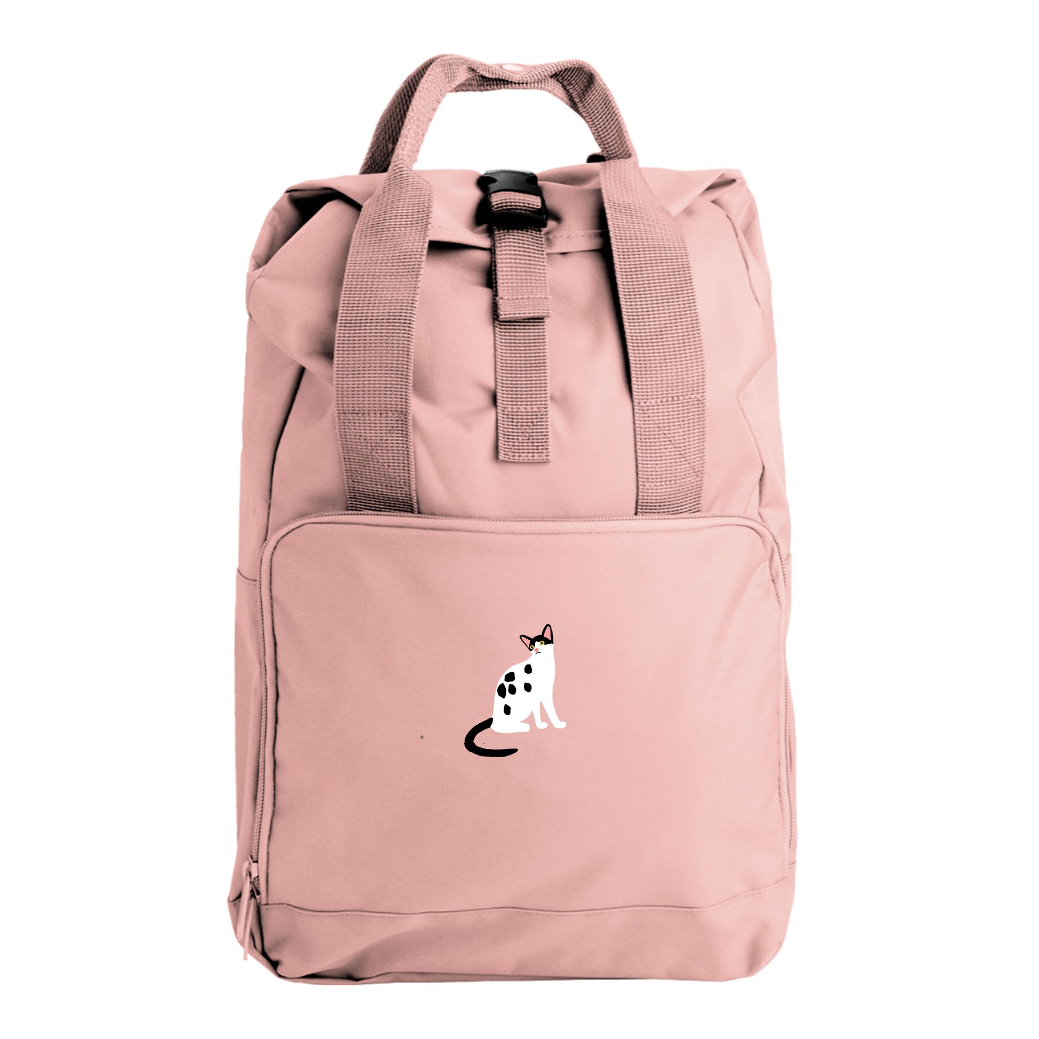 Cow Cat Embroidered Rucksack