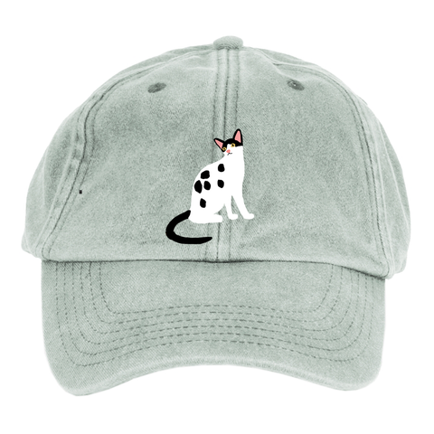 Cow Cat Embroidered Cap