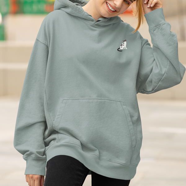 Cow Cat Hoodie, Embroidered by Wonderful World