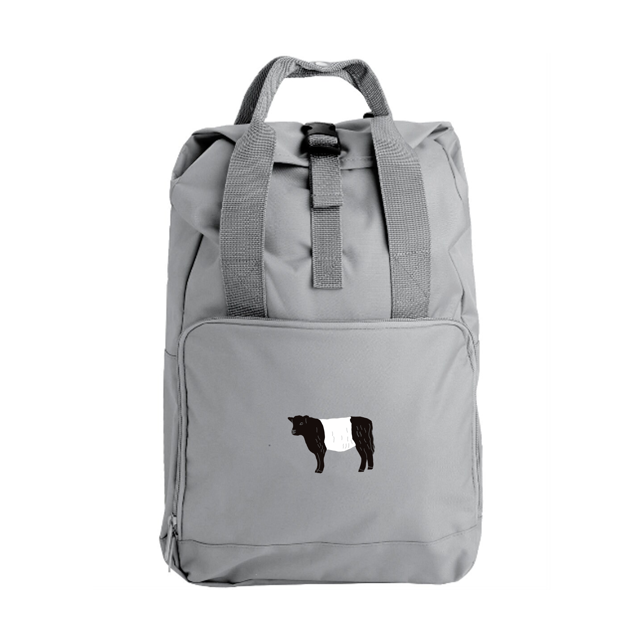Galloway Belted Cow Embroidered Rucksack