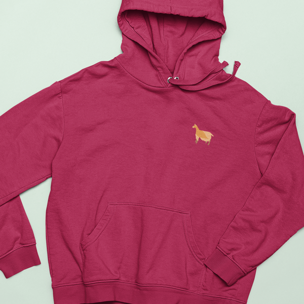 Golden Guernsey Goat Hoodie, Golden Guernsey Embroidered Hoodies