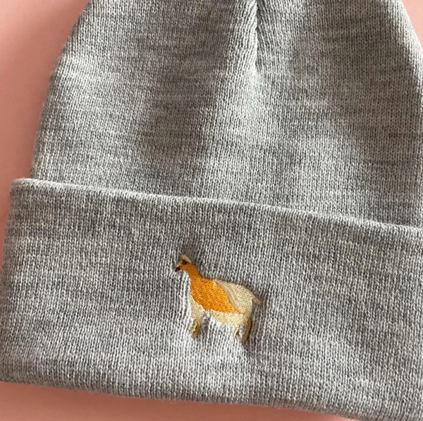 Golden Guernsey Goat Beanie Hat