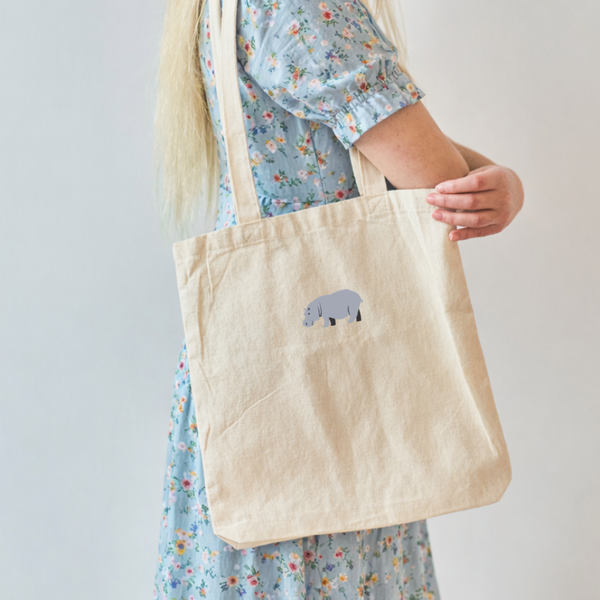 Hippo Tote Bag, Hippopotamus bags