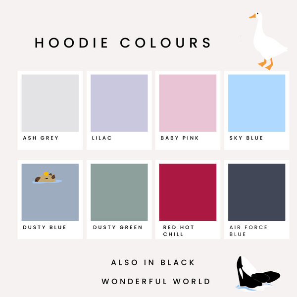 Vulture Bird Embroidered Hoodie