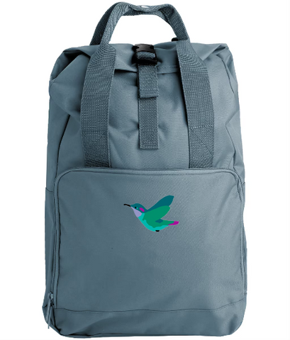 Hummingbird Embroidered Backpack