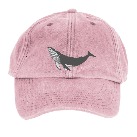 Humpback Whale Embroidered Cap