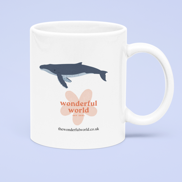 Humpback Whale Mug by Wonderful World, Humpback Whales Illustration