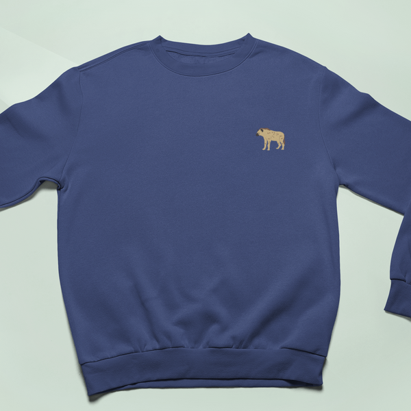 Hyena Embroidered Sweatshirt, Hyena Jumper
