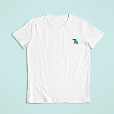 Kingfisher Embroidered Tshirt, Kingfishers, Wonderful World