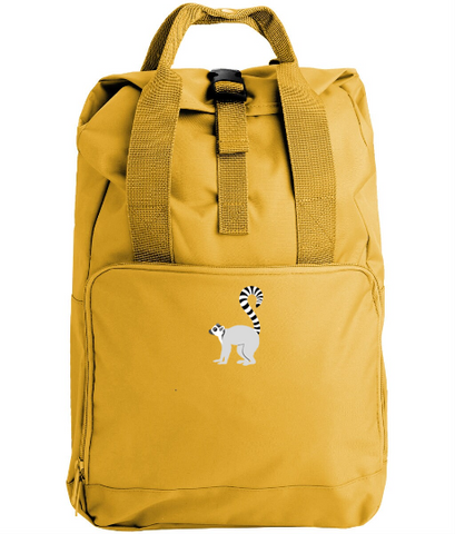 Lemur Embroidered Backpack