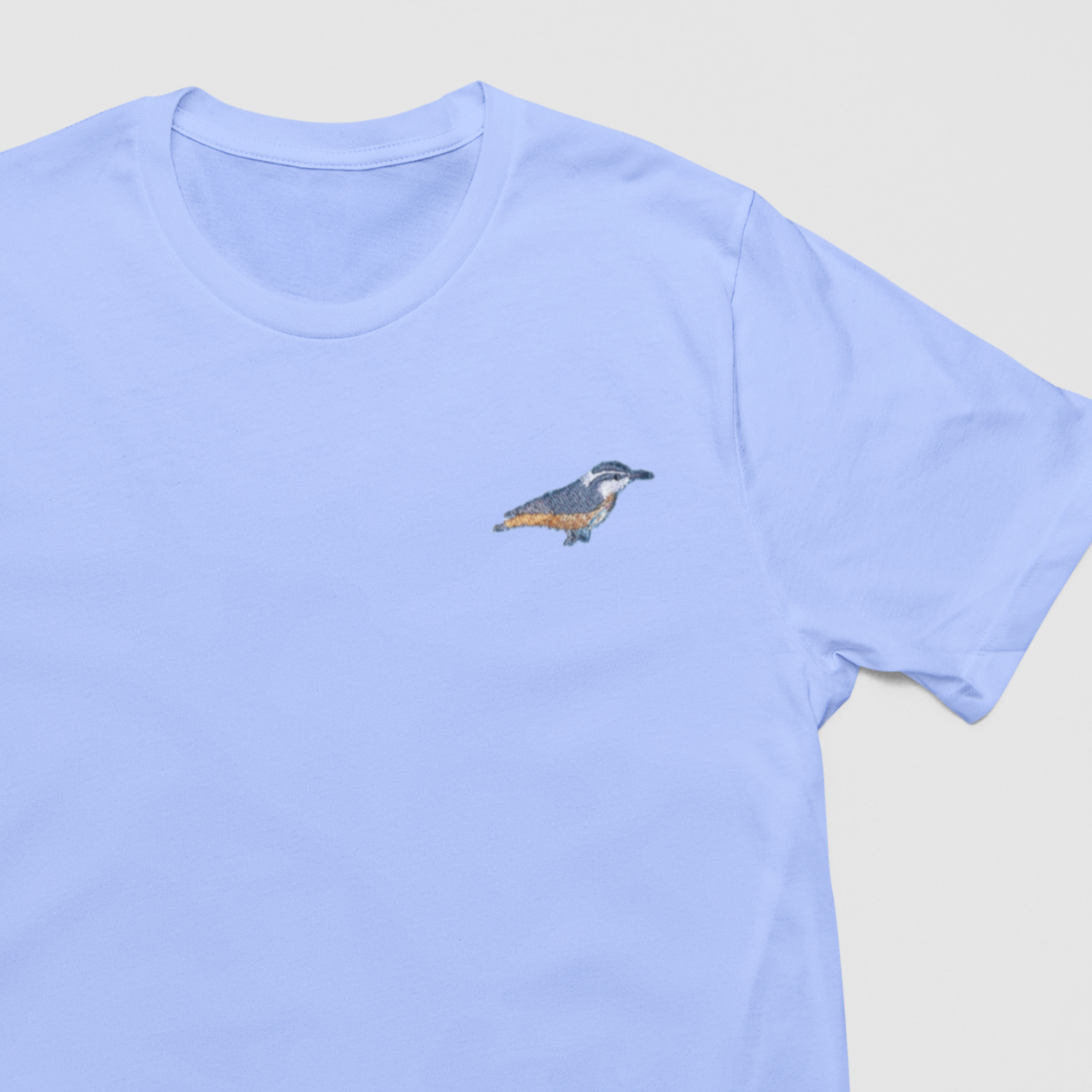 Nuthatch British Bird, Embroidered Nuthatch British Bird