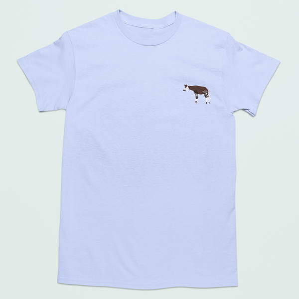 Okapi Tshirt, Okapi Embroidered Tshirt, Okapis