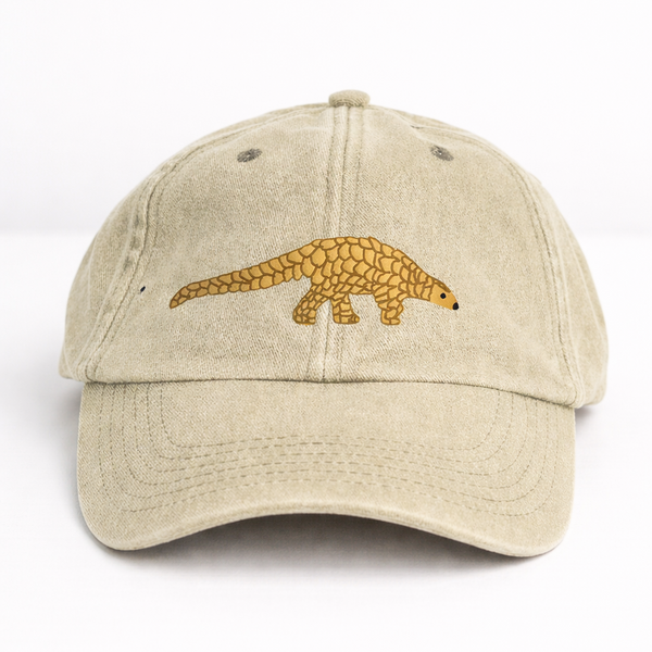 Pangolin Embroidered Cap, Pangolin Hat