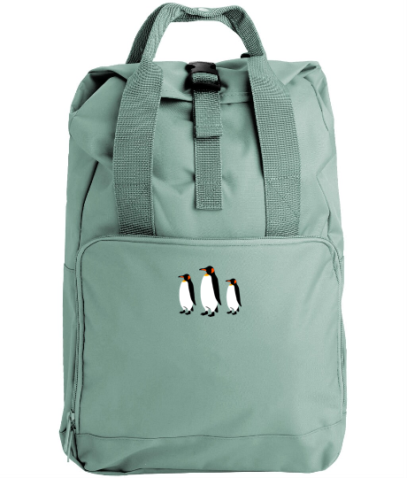 Penguin Embroidered Rucksack Wonderful World