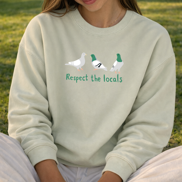 Pigeon Jumper, Embroidered Pigeon Jumper