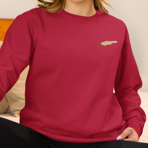 Platypus Jumper, Platypus Sweatshirt, Embroidered Platypus embroidered by Wonderful World